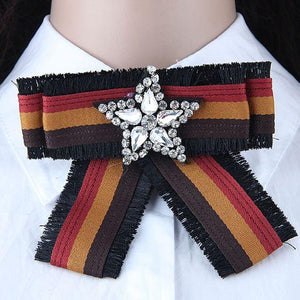Five Pointed Star Collar Brooch