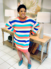 Load image into Gallery viewer, Multi colored Sweater Dress