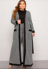 Load image into Gallery viewer, Plaid Cardigan Pant Set
