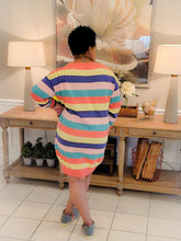 Load image into Gallery viewer, Multi colored Sweater Dress