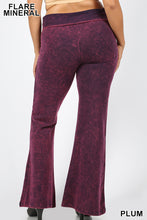 Load image into Gallery viewer, Mineral Washed Flare Yoga Pants